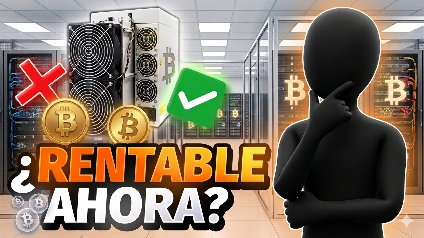 Minero analizando rentabilidad minar Bitcoin en 2026 con calculadora